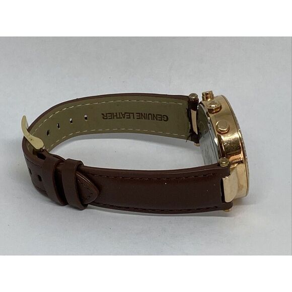 Michael Kors MK5774 Women's Brown Leather Analog White Dial Quartz Watch XX476 - Picture 12 of 12